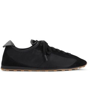 Jacquemus Low-Top Sneakers With Embossed Branding - Black