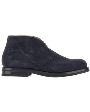 Church's Ryder 3 Suede Leather High-Laced Boots - Blue