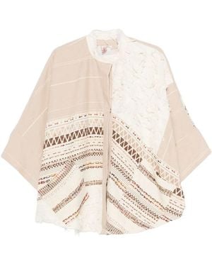 Bye Cotton Blend Caban Coat - White