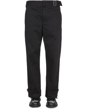 McQueen Cargo Trousers - Black