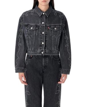 Levi's Shrunken '90S Trucker Denim Jacket - Black