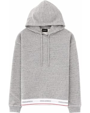 DSquared² Felpa Con Logo - Gray