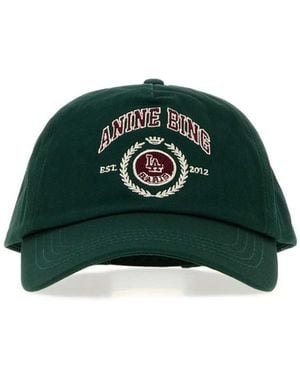 Anine Bing Jeremy Baseball Cap Collegiate - Green