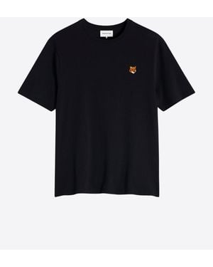 Maison Kitsuné Maison Kitsuné Fox Head Regular Tee Shirt - Black