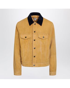 Loewe Camelcoloured Suede Jacket - Yellow