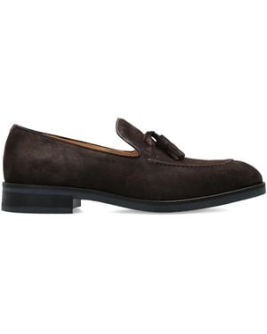Paul Smith Suede Leather Loafers - Black