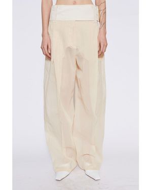 Max Mara Ferito Pants - Natural