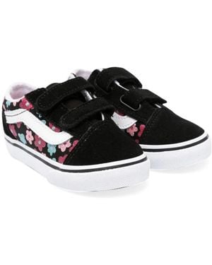 Vans Old Skool V Glitter Flower Power Multi/True - Black