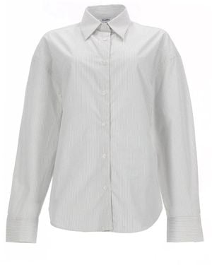 Filippa K Striped Shirt - White