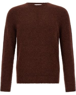 Oliver Lattughi Crew-Neck Jumper - Brown
