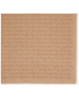 Saint Laurent Sciarpa Quadrata - Natural