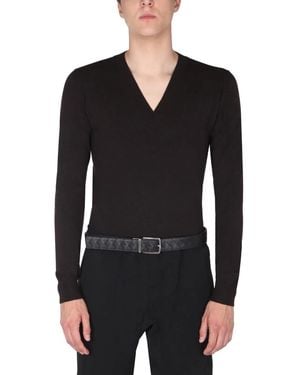 Bottega Veneta Wool Jumper - Black
