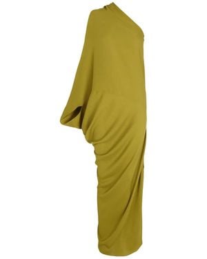 Cortana Delore Silk Long Dress - Yellow