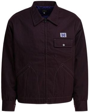 Needles "Pe/C Twill" Lightweight Jacket - Blue