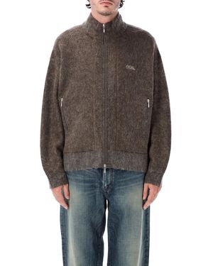 Nanamica Zip Up Mohair Jkt - Grey