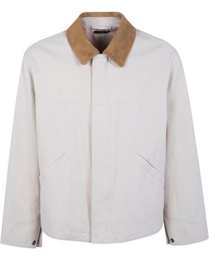 Tom Ford Cotton Canvas Wr Workwear Jacket - White