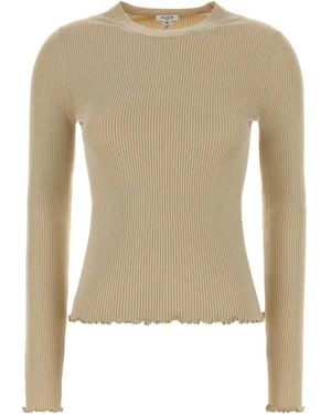 Alaïa Alaia Sand Knit Top - Natural