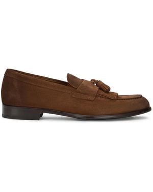 Doucal's Suede Loafers - Brown