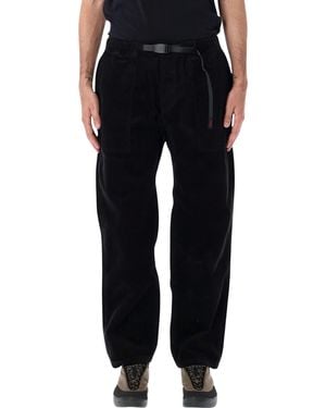 Gramicci Corduroy Loose Tapered Trousers - Black
