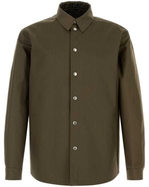 Fendi Blouson Mac Logo - Green