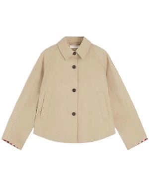 Tommy Hilfiger Cotton Short Jacket - Natural