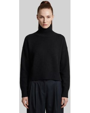 Loulou de Saison Jonah Turtleneck Jumper - Black