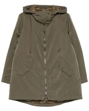 Herno Hooded Ripstop Parka - Green