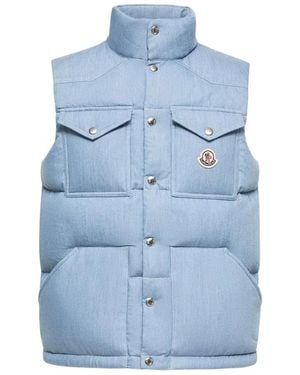 Moncler Pastel Padded Vest - Blue
