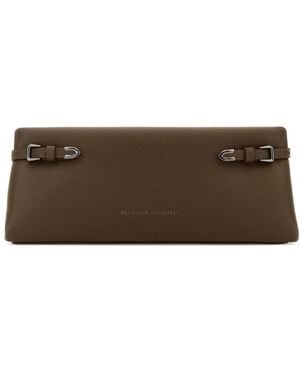 Brunello Cucinelli Mud Leather Clutch - Brown