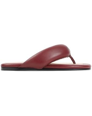 Carven Leather Sandals - Purple