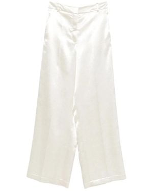 Alysi Shiny Pants - White