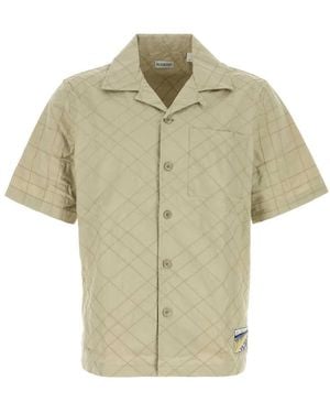 Burberry Light Check Shirt - Green
