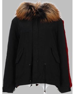 MR & MRS Mr & Mrs Italy Parka Con Inserti - Black