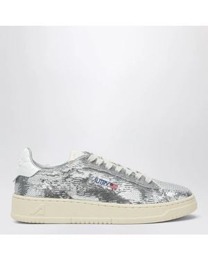 Autry Dallas Sparkling Trainers - White