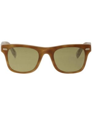 Brunello Cucinelli Acetate Sunglasses With Crystal Lenses - Green