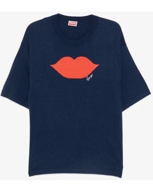 KENZO Loves Mini Graphic T-Shirt - Blue