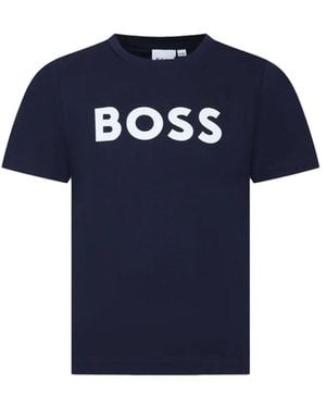 BOSS T-Shirt Logo - Blue