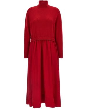 Polo Ralph Lauren High Neck Dress - Red