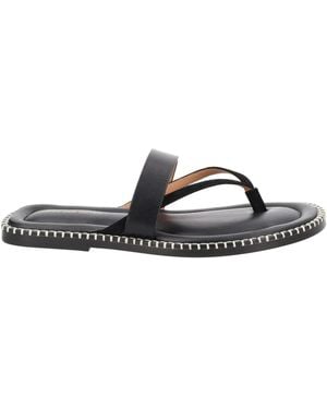 Dries Van Noten Leather Sandal - Black
