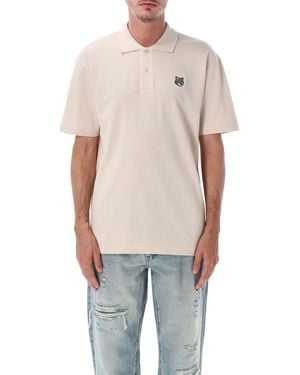 Maison Kitsuné Maison Kitsuné Maison Kitsuné Fox Head Comfort Fit Polo - Blue