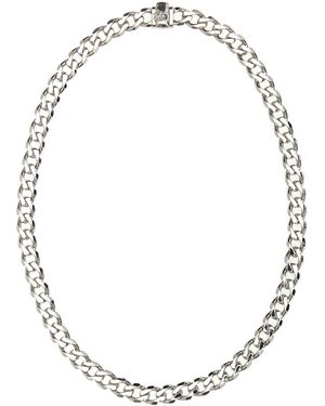 Emanuele Bicocchi 925 Edge Chain Necklace - White