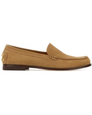 Tod's Cuoio 03M Pantofola Gommini Metallo - Natural