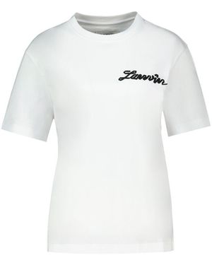 Lanvin Small Logo T-Shirt - White