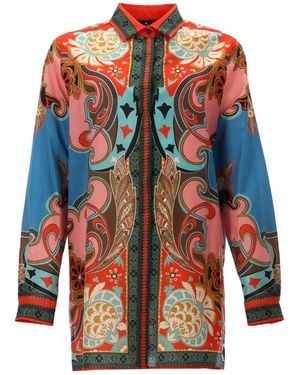 Etro Long Printed Shirt - Multicolor
