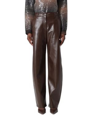 Pinko Balloon Pants Leather Effect - Black
