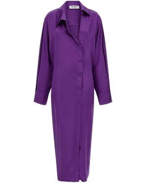 The Attico Chemisier Dress - Purple
