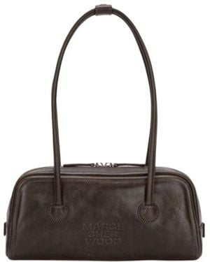 Marge Sherwood Dark Leather Bag - Brown