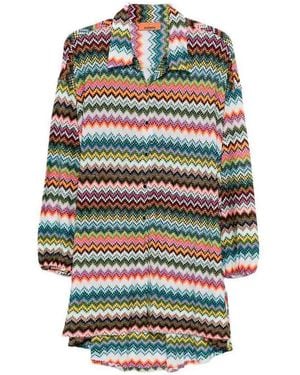 Missoni Multicolor Viscose Top - Gray