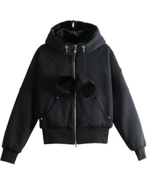 Moose Knuckles Oro Reversible Hoodie - Black