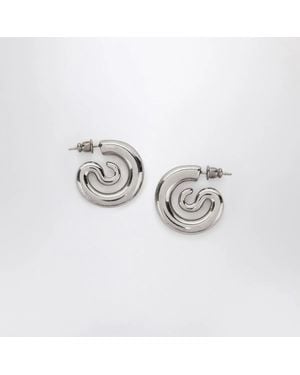 Panconesi Serpent Hoops Extra Small Earrings - Metallic